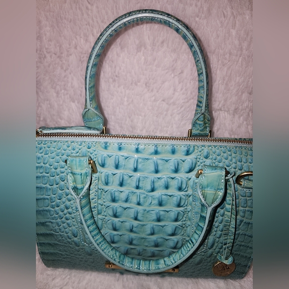 Brahmin Anywhere Convertible Satchel Glass Glossy - Picture 11 of 13